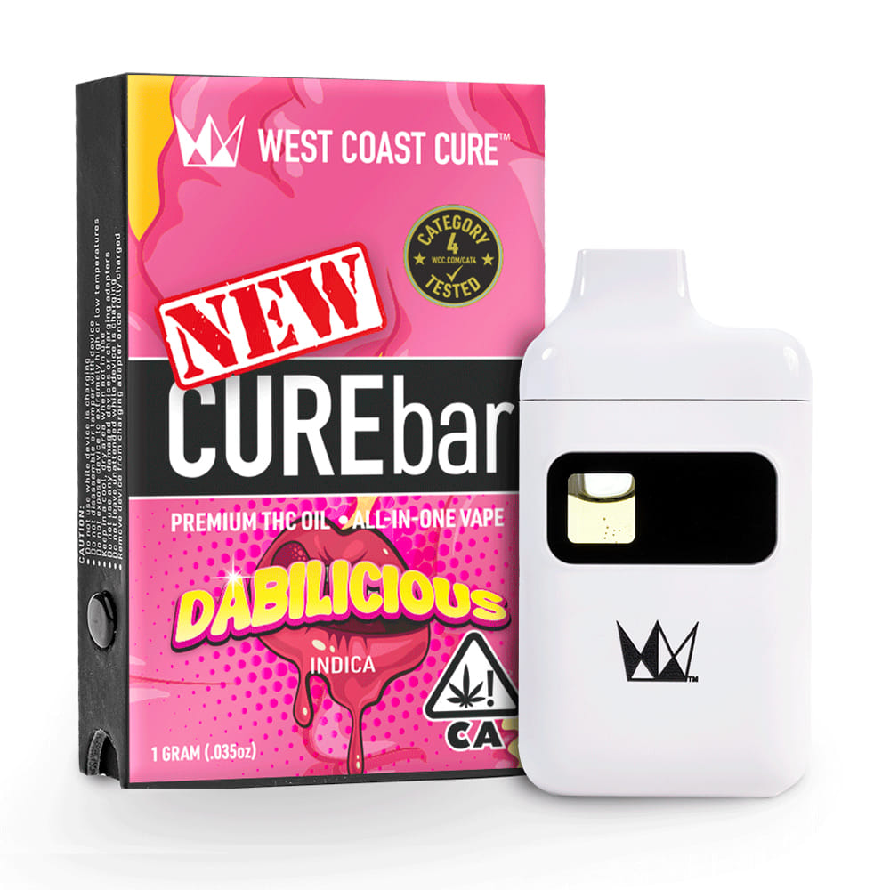 Dabilicious (I) 1g CUREbar AIO - West Coast Cure - Dabilicious (I) - $25 - Vape Cartridge