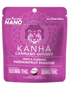 NANO Passionfruit Paradise 100mg Gummies - Kanha -  - $14.85 - Edibles