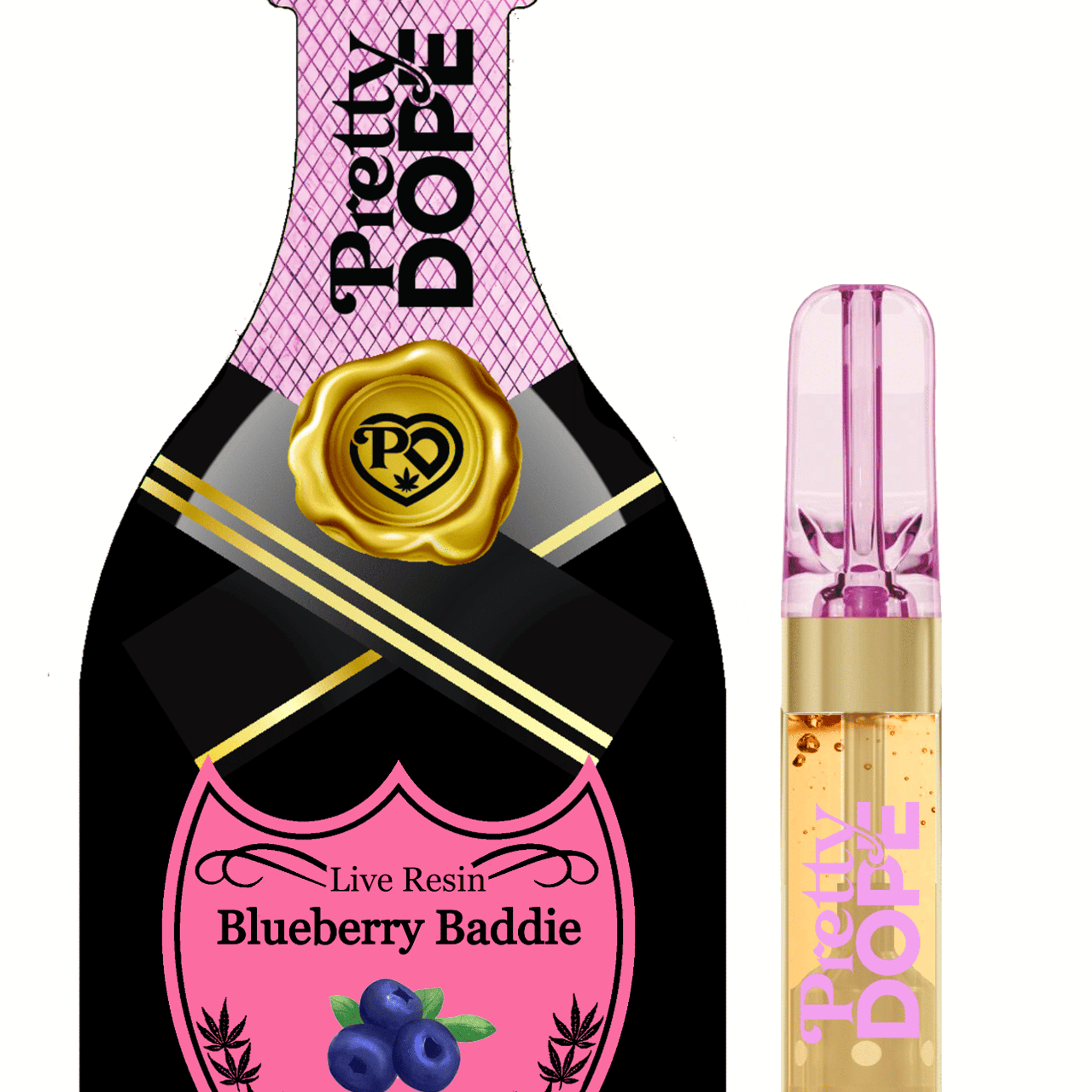 Blueberry Baddie LIVE RESIN 1G VAPE - PRETTY DOPE - - $19.99 - Vapes