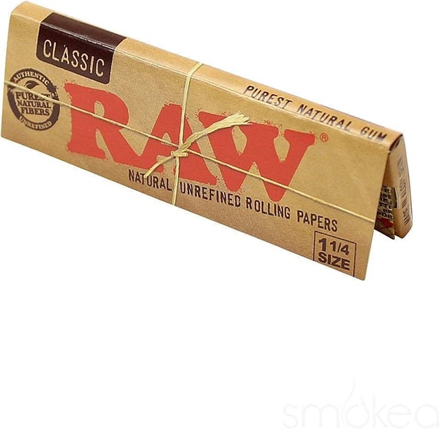 RAW Organic Hemp Papers Size 1&1/4