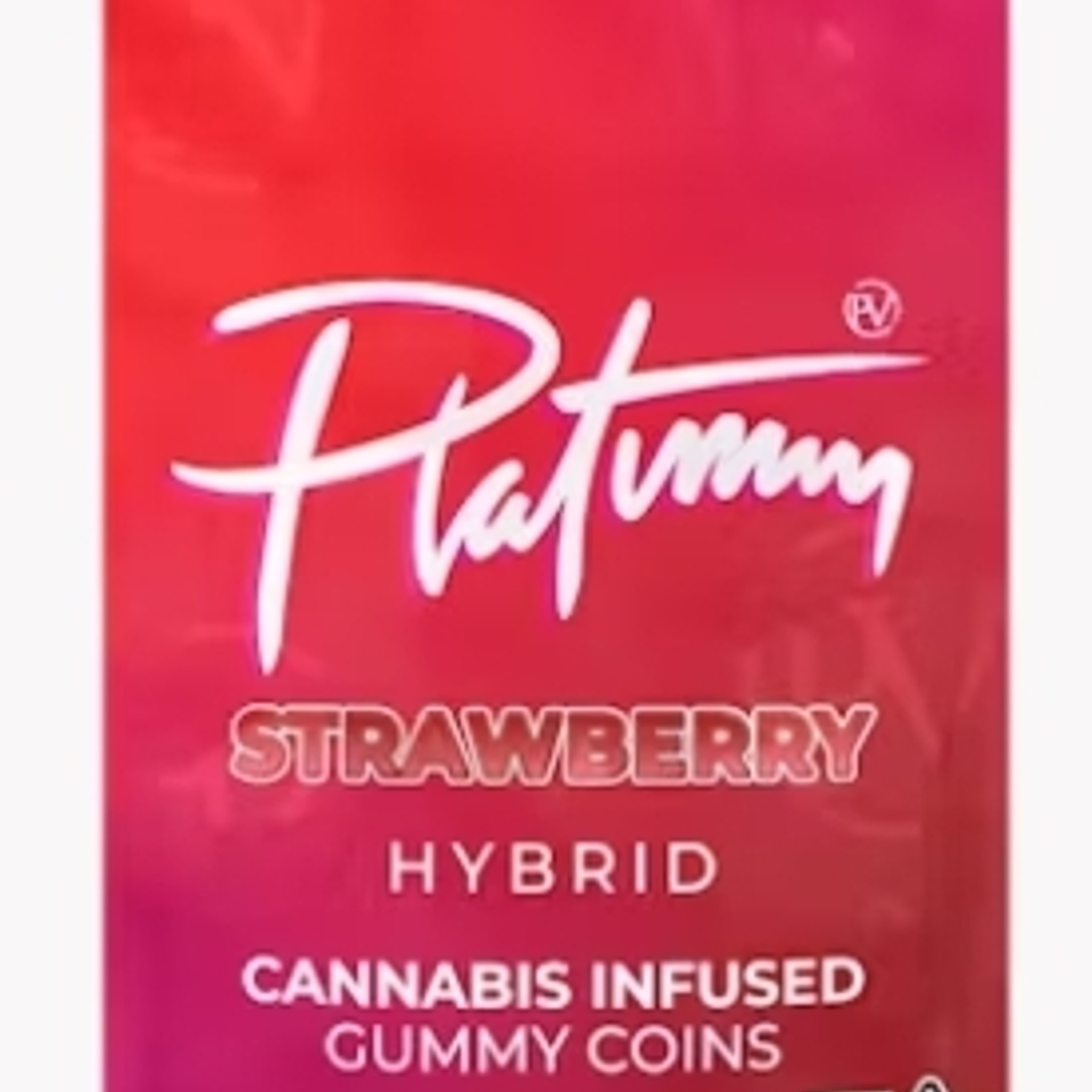 Platinum Vape - 100mg Distillate Gummy - Strawberry - - $14.99 - Edibles