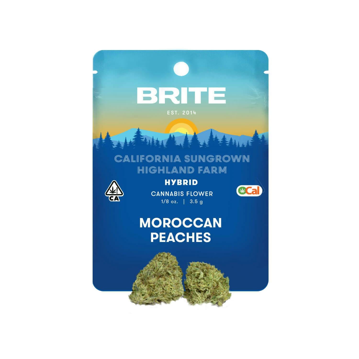 Moroccan Peaches - Flower - Brite Labs - Eighth - $14.99 - Flower