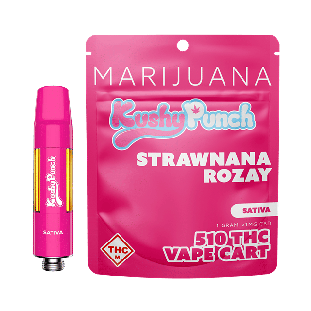 1G Kushy Punch 510 Vape Cart - Strawnana Rozay