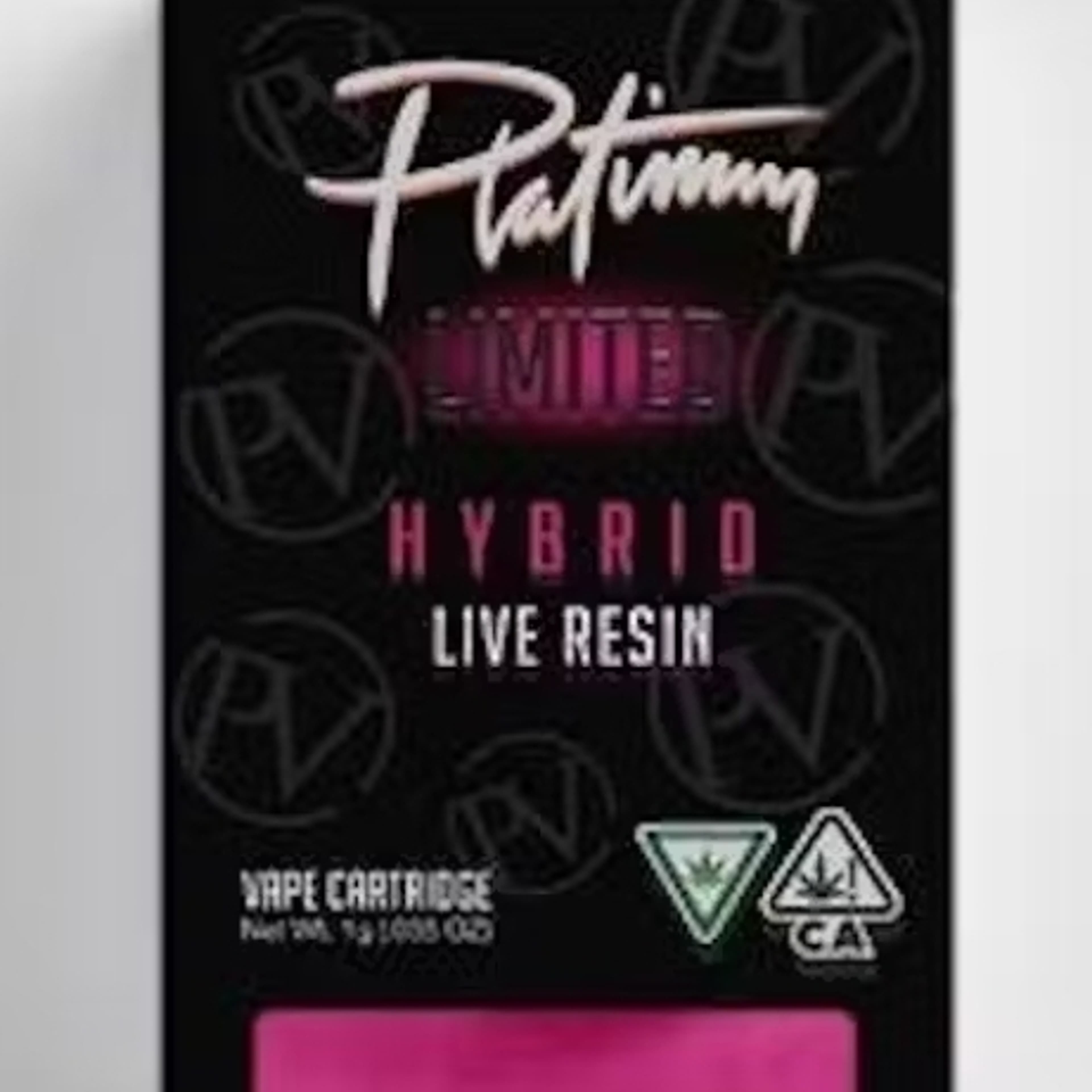 1g Live Resin Cartridge - Banana Munson - Platinum vape - - $44.99 - Vape