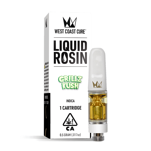 Liquid Rosin Cartridge .5g - Grillz Kush
