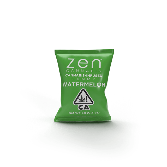 Zen Cannabis | Watermelon Gummies | 100mg | 10ct | 10mg/ea