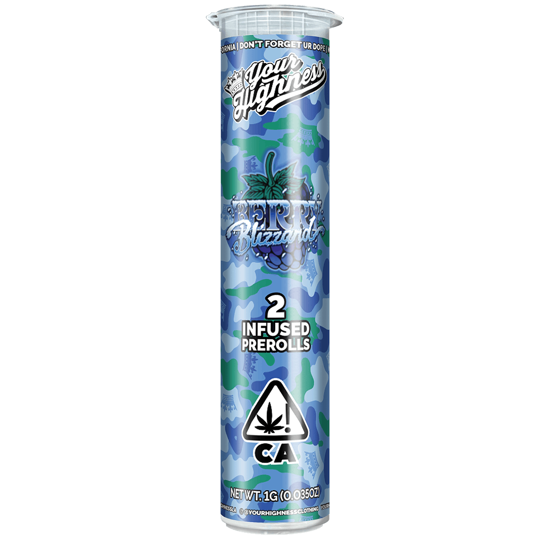 Infused Pre-Roll - Berry Blizzard 2pk - Your Highness -  - $12 - Pre-Roll