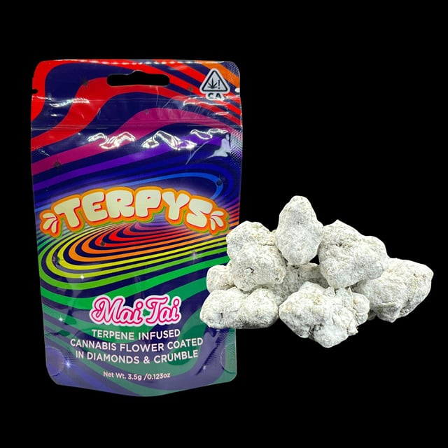 Terpys Creme De Canna Diamond Infused Flowers - Mai Tai (3.5g Hybrid)