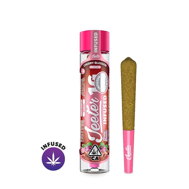 Jeeter Infused Preroll - Cherry Blossom (1g Indica) *NEXTDAY DELIVERY ONLY*