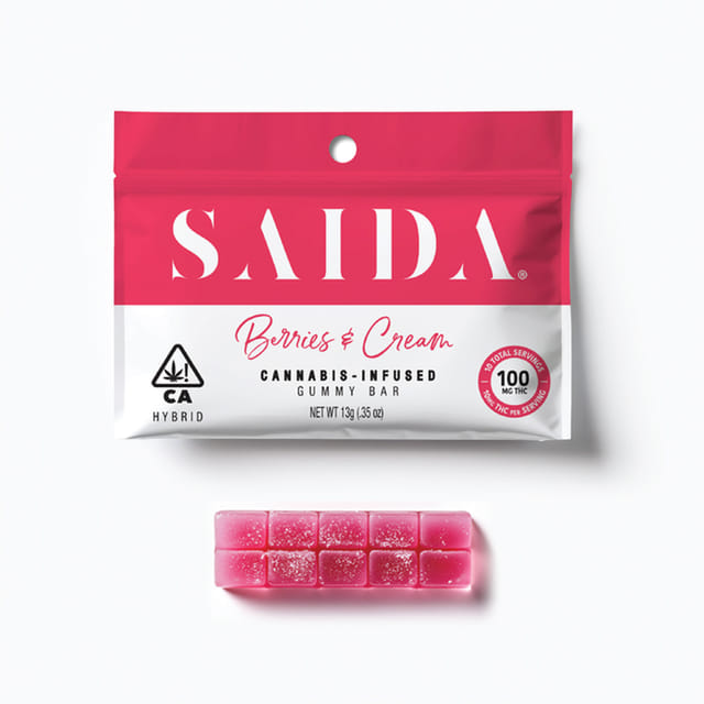 Berries & Cream Gummy Bar (100mg | 0.46oz)