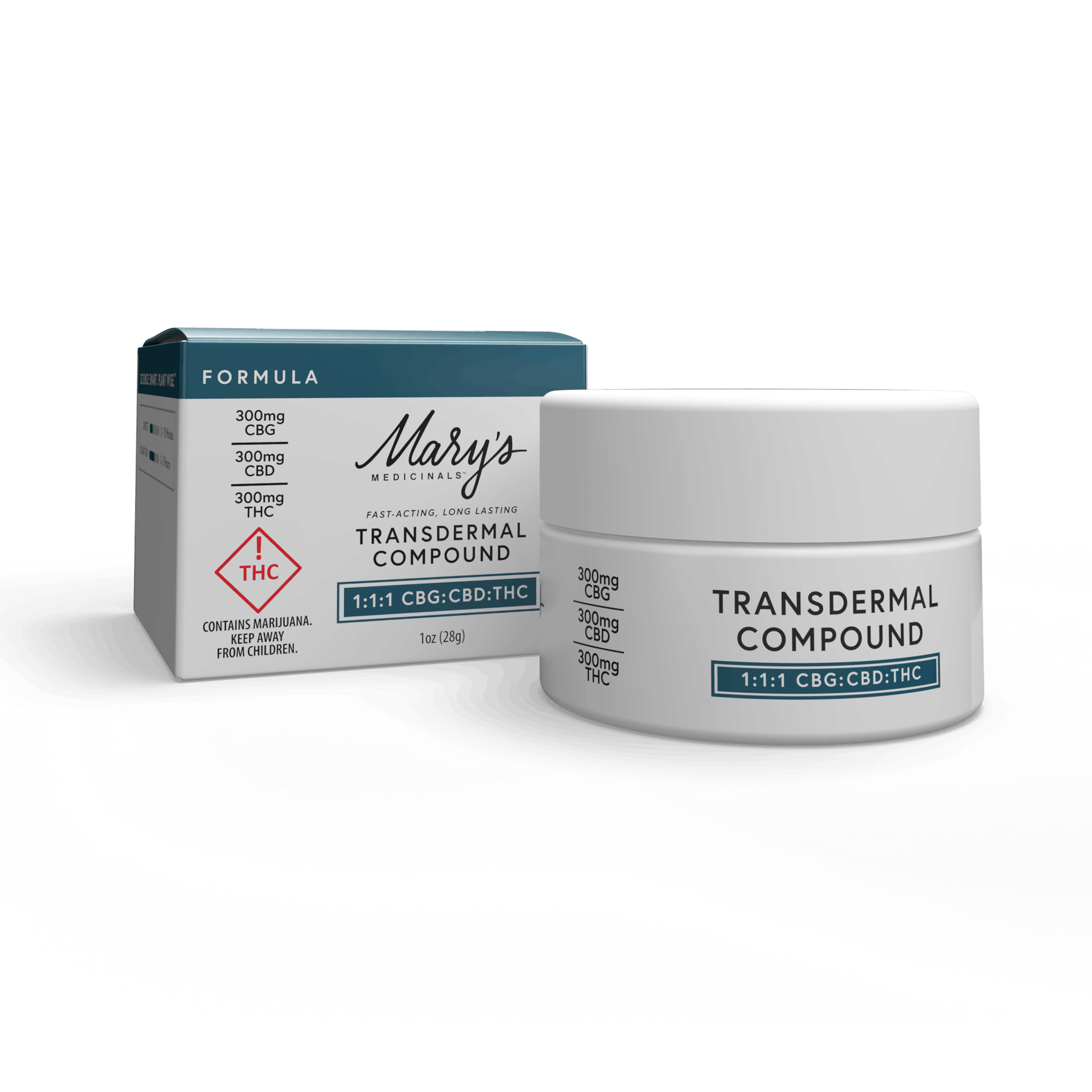 Formula Transdermal Compound - CBG:CBD:THC Balm - Mary's Medicinals - 1 OZ - $53.99 - Topicals