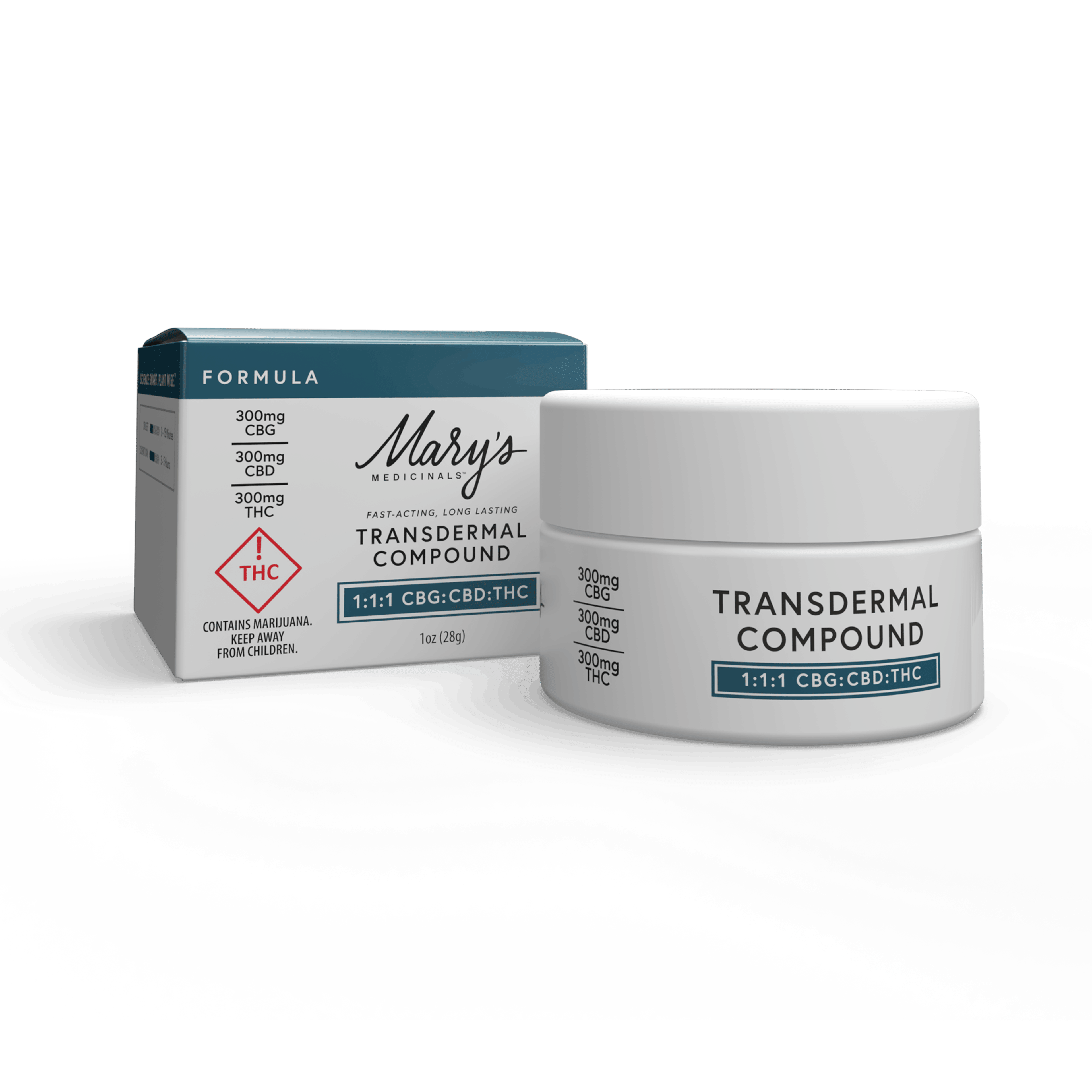 Formula Transdermal Compound - CBG:CBD:THC Balm - Mary's Medicinals - 1 OZ - $53.99 - Topicals