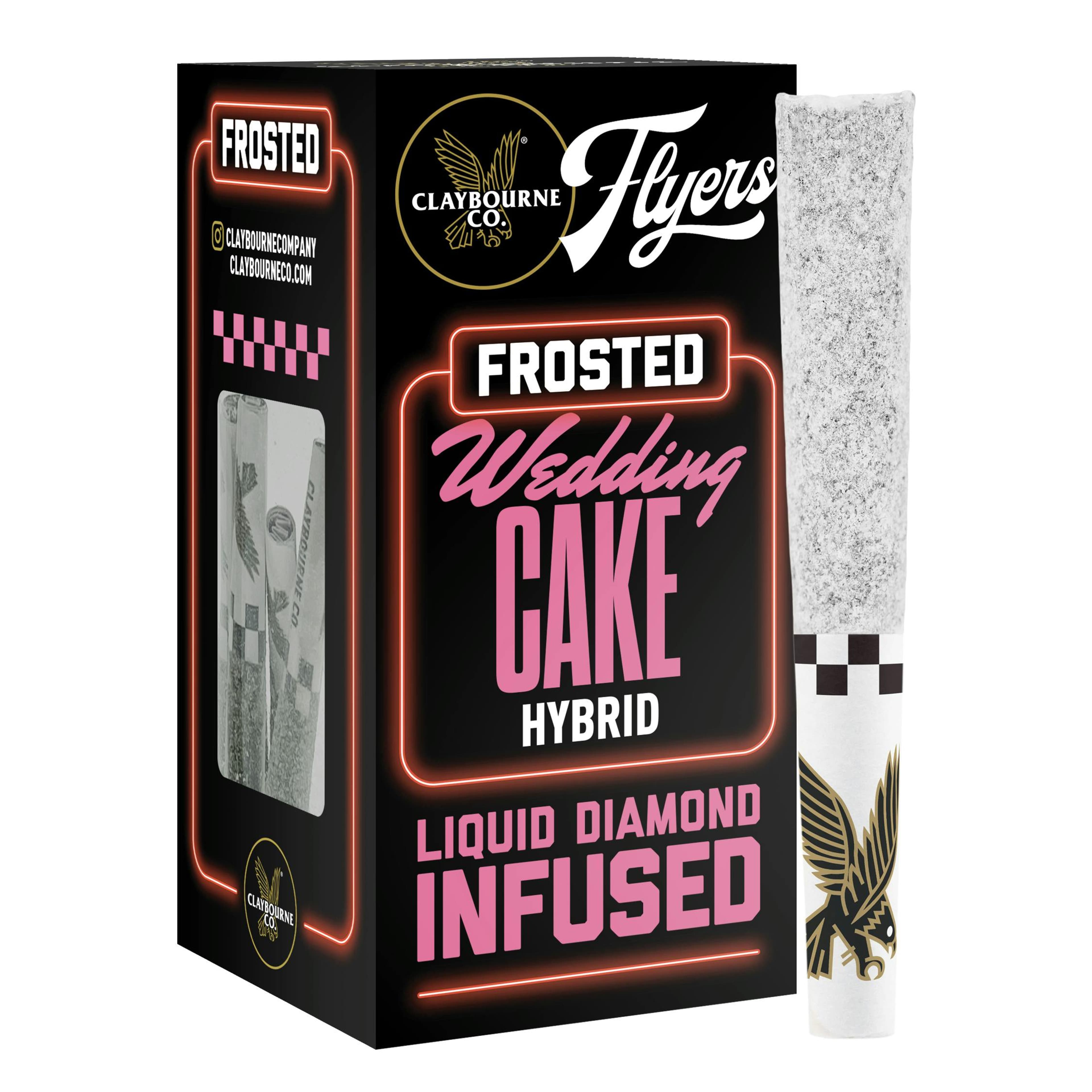 Frosted Flyers Wedding Cake 5 Pack - Claybourne Co. - 5 Pack - $40 - Pre-Rolls