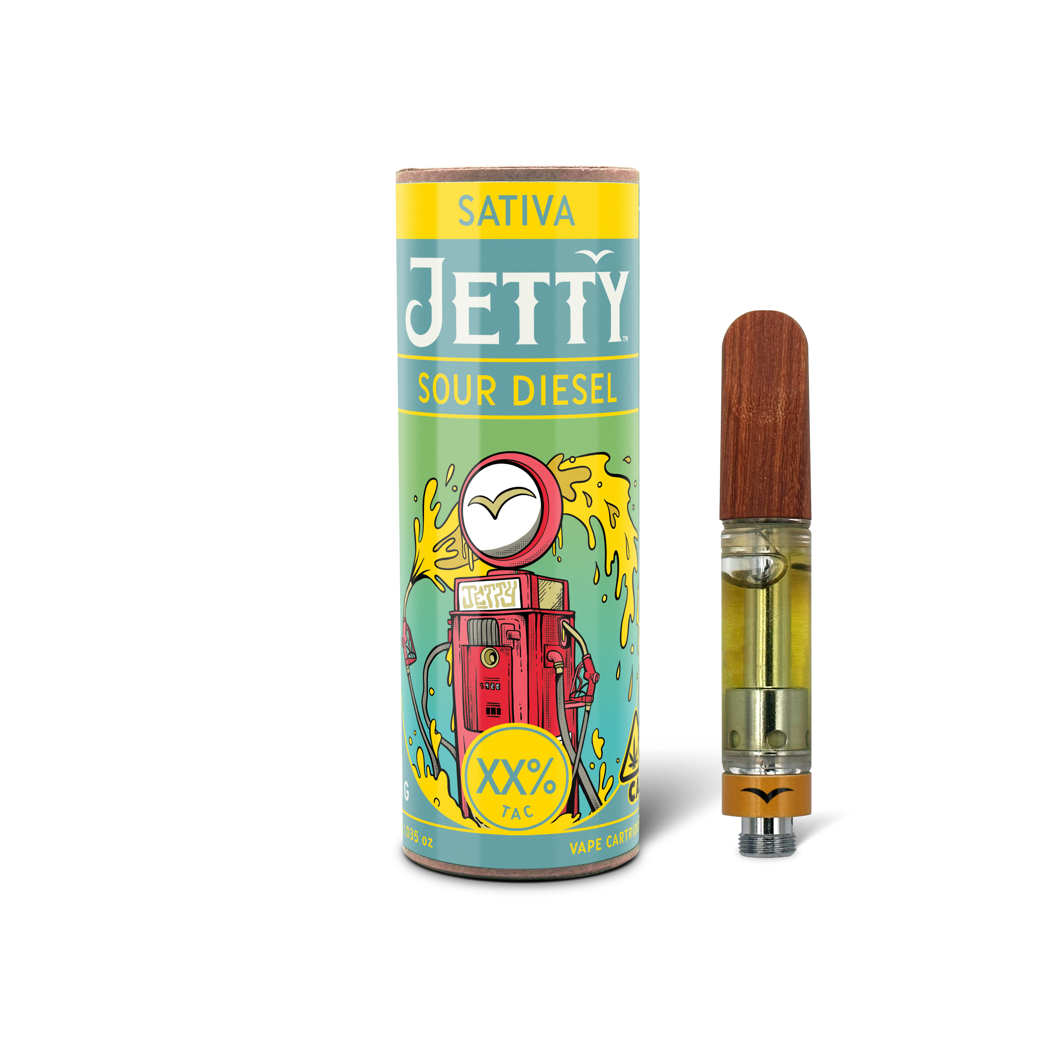 Sour Diesel High THC Cart 1g - Jetty Extracts -  - $31.24 - Vapes