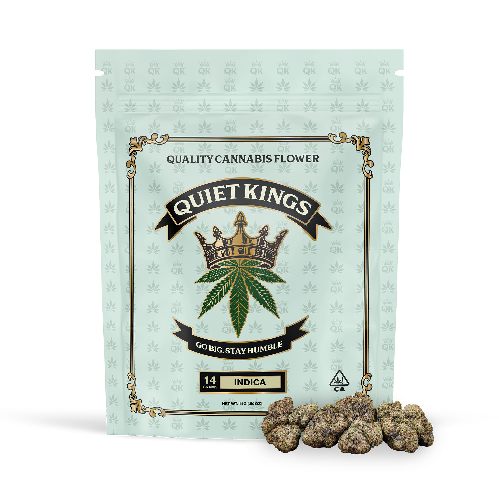 Gelato OG - 14g - Quiet Kings - 14g Indica - $50 - Flower (Half Ounces)