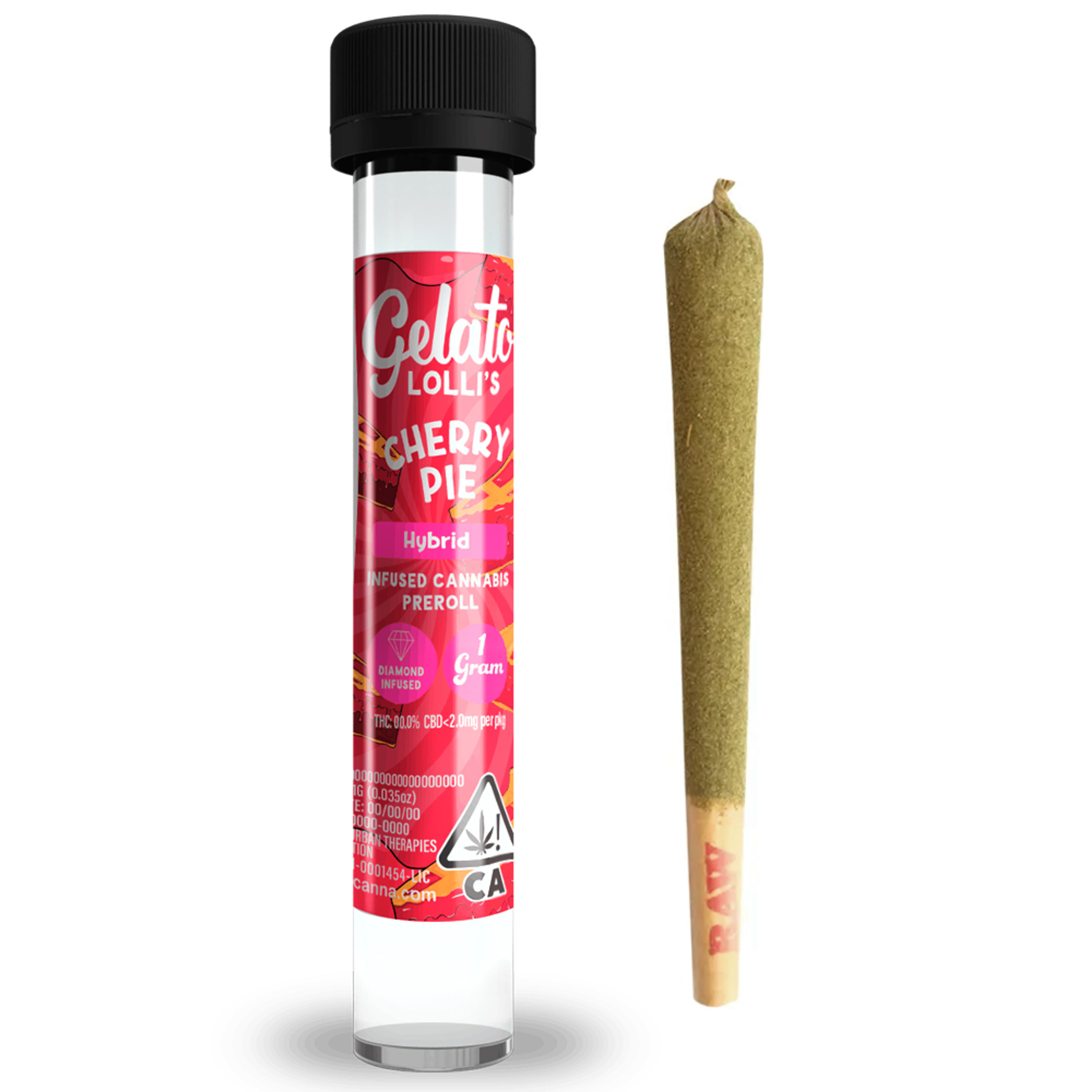 Cherry Pie (H) Infused Preroll - 1.2g *B2G1 EVERYDAY* - Gelato Canna Co. - Cherry Pie (H) - $10.99 - Pre-Rolls
