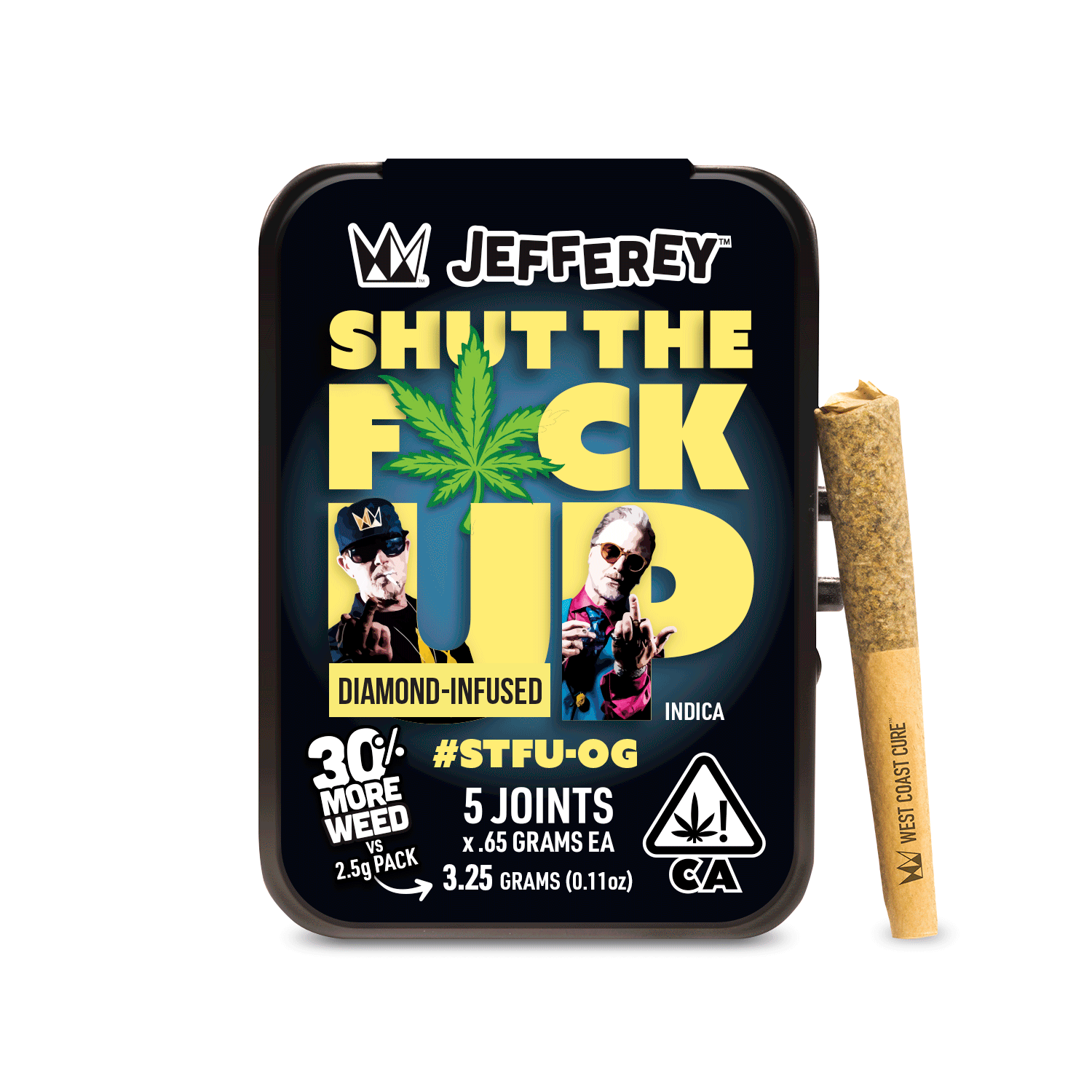 Jeffery - STFU OG 5pk Infused Pre-Roll - West Coast Cure -  - $32 - Pre-Rolls