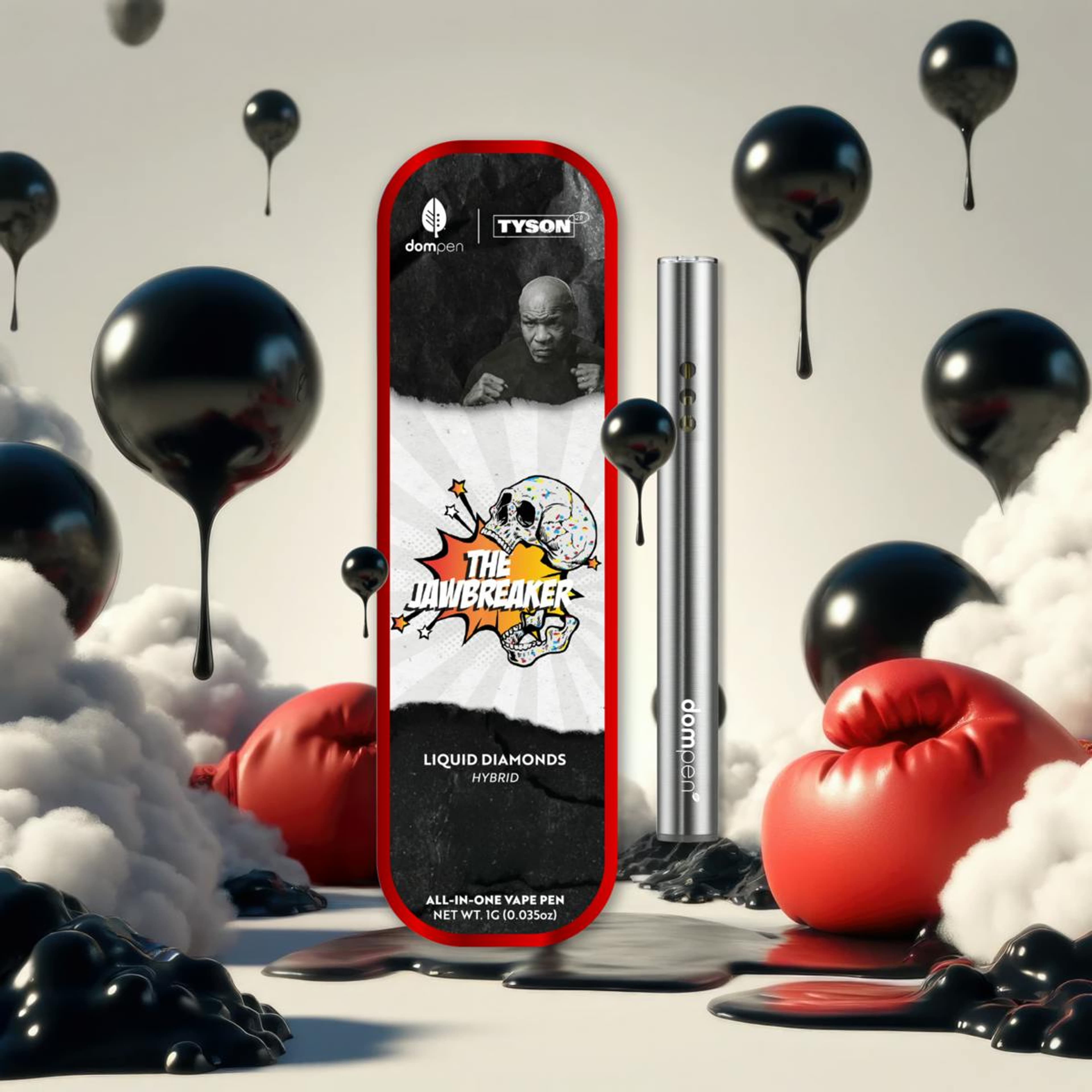 dompen™ X Tyson 2.0: The Jawbreaker (Hybrid) - 1G Disposable - dompen™ & Koa - - $44 - Concentrates