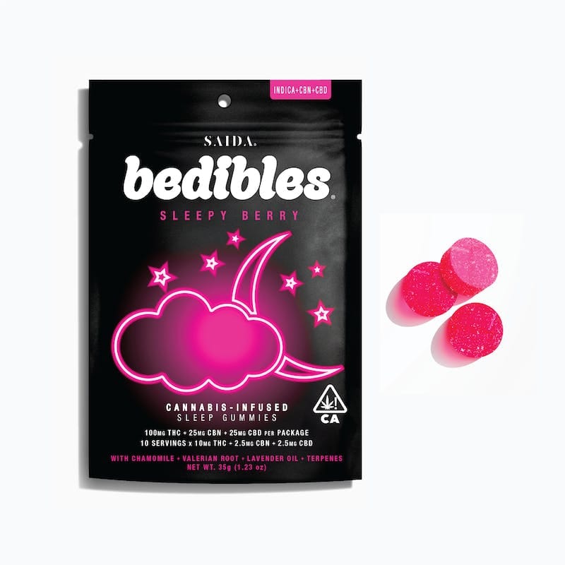 Sleepy Berry - 4:1:1 Bedibles - Gummies - Saida - 10 Gummies - $11.99 - Edibles