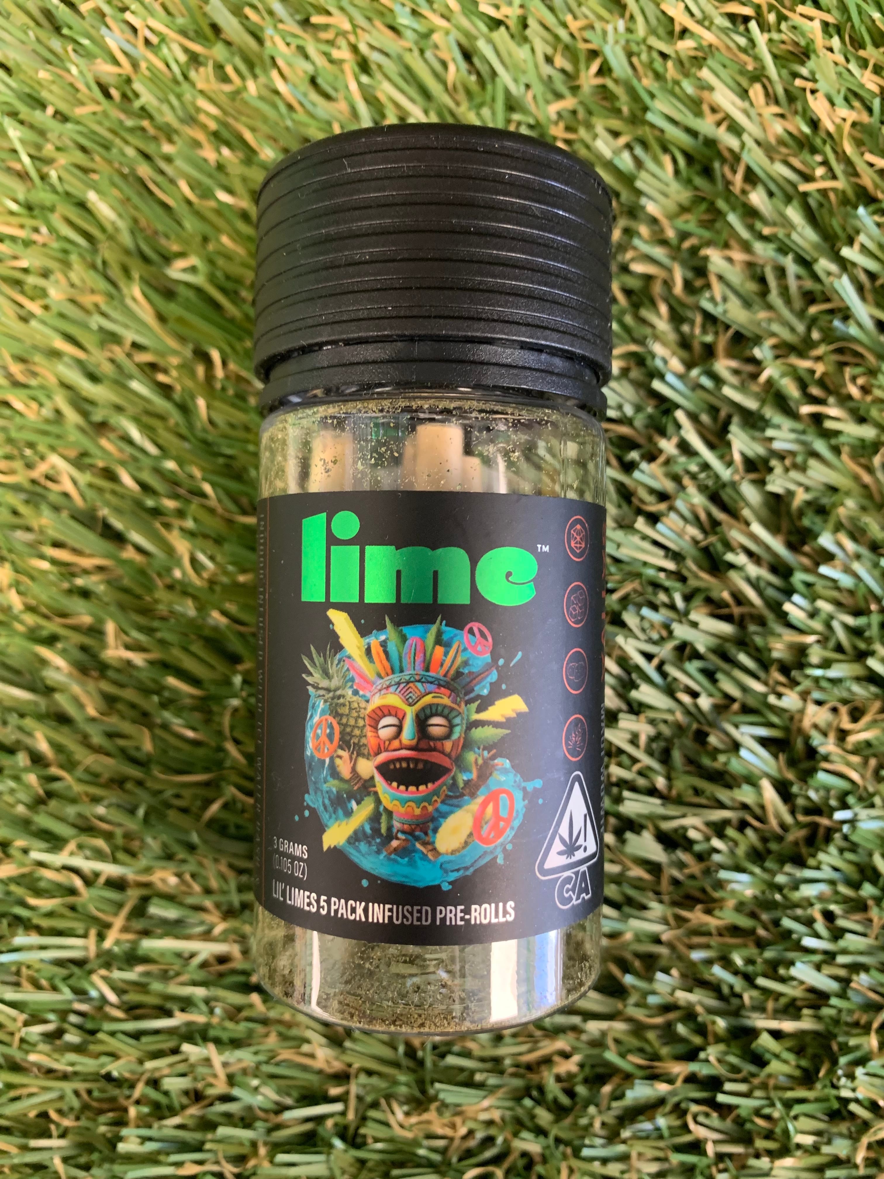 MAUI WOWIE 0.6G 5PK - Lime -  - $20 - Pre-Roll Infused