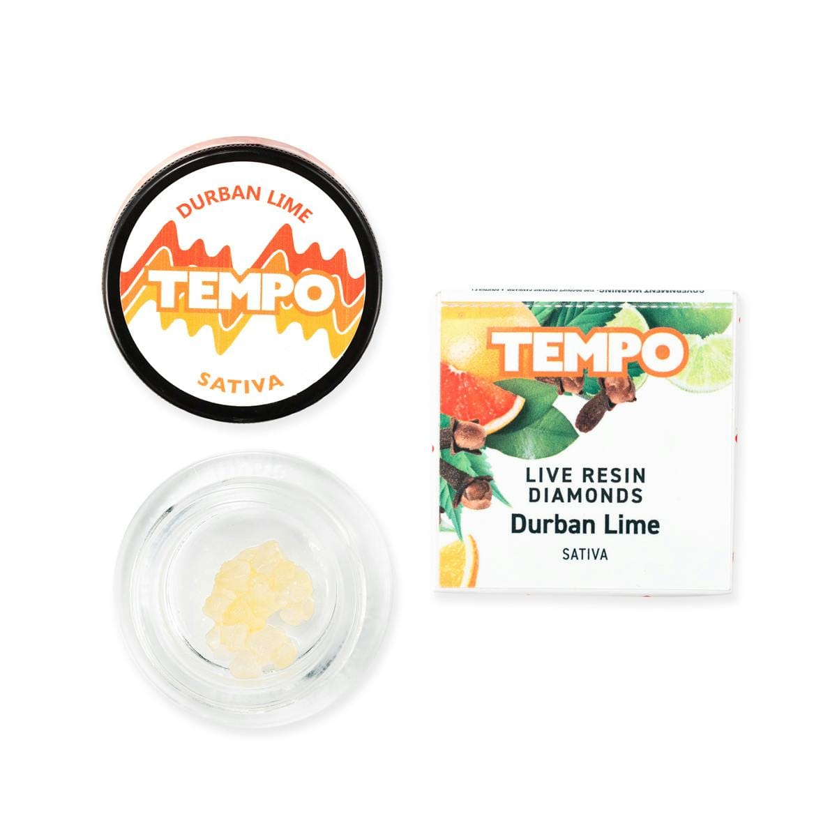 Durban Lime Live Resin Diamonds (Sativa) - Tempo - Durban Lime Tempo Live Resin Diamonds - $25 - Concentrates