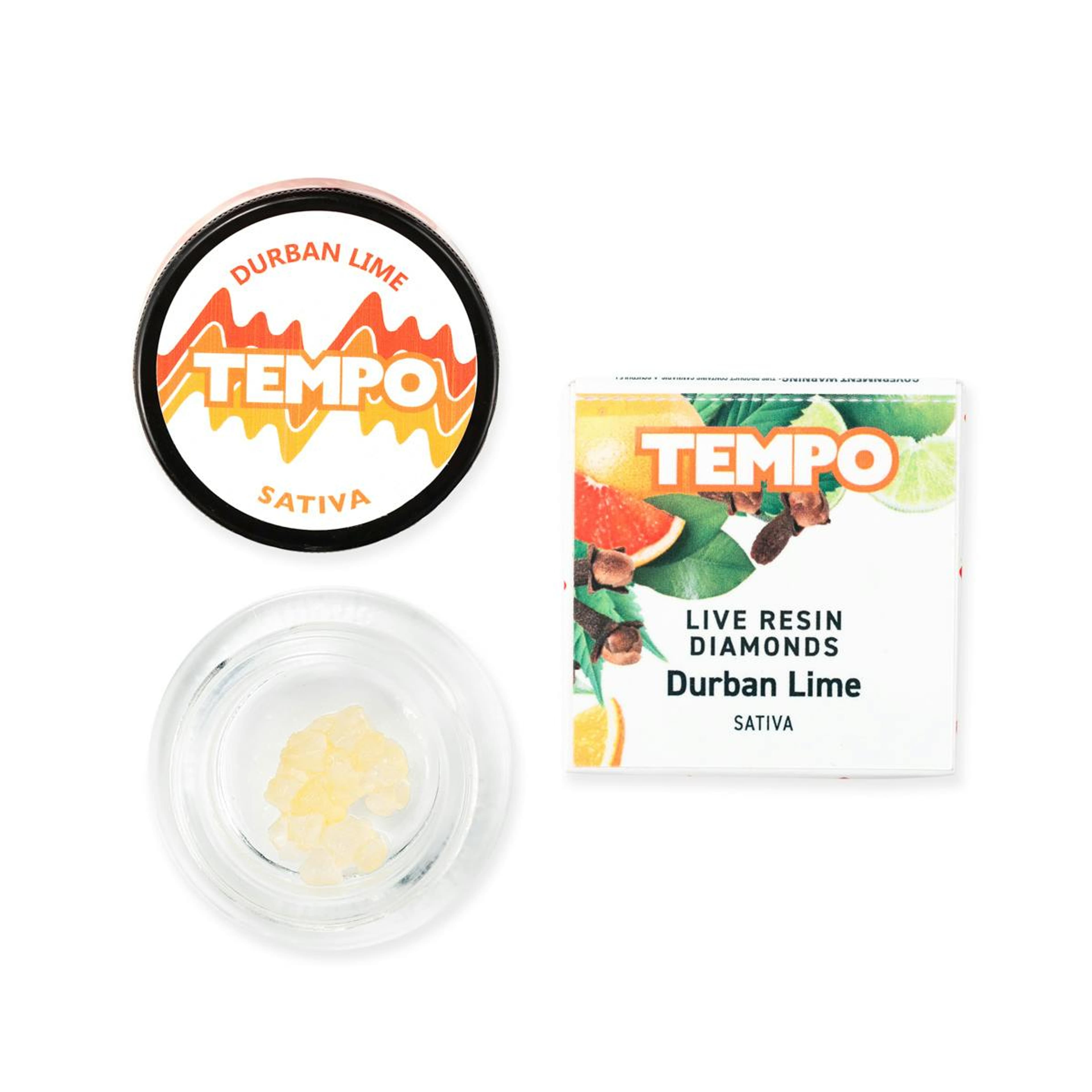 Durban Lime Live Resin Diamonds (Sativa) - Tempo - Durban Lime Tempo Live Resin Diamonds - $25 - Concentrates