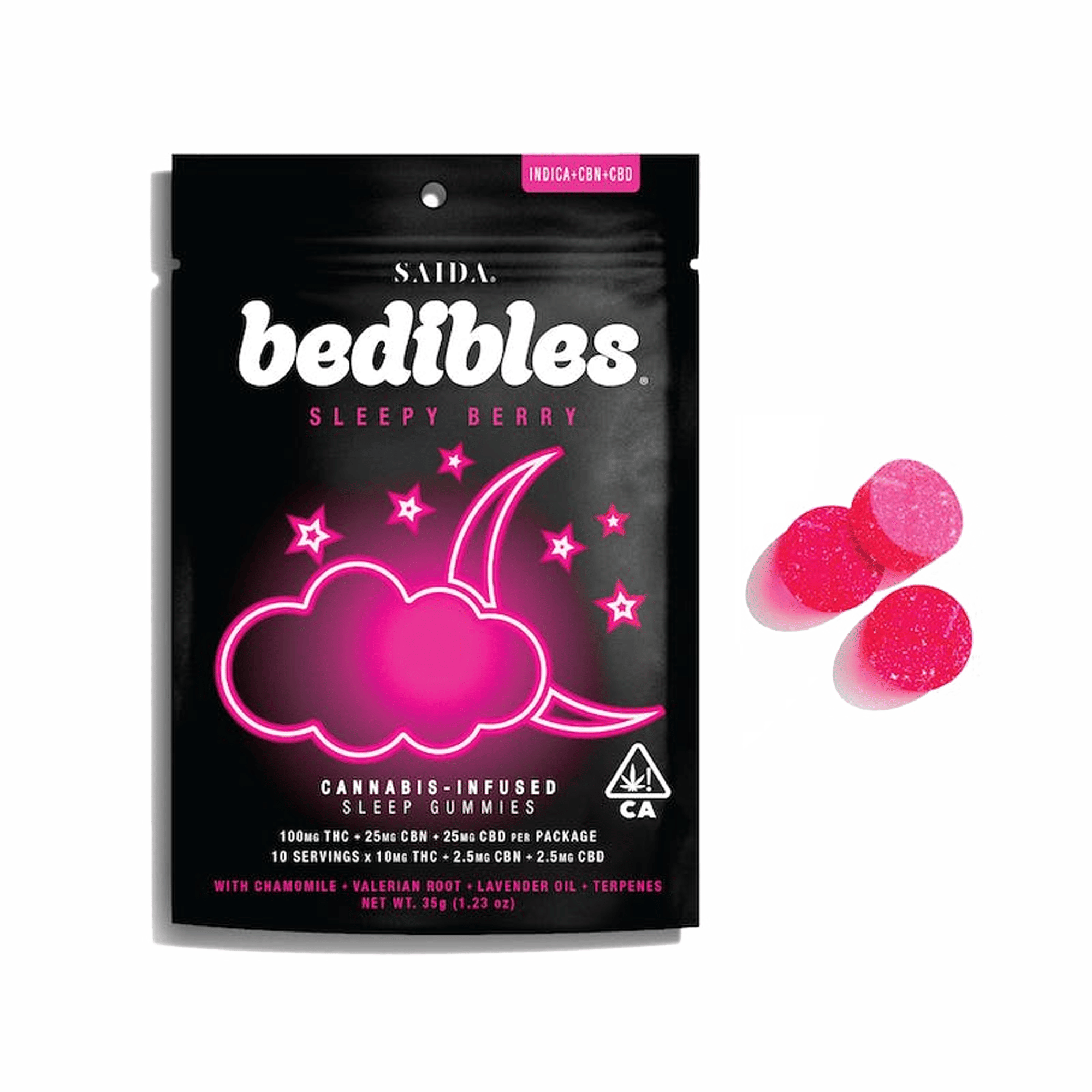 Sleepy Berry - 4:1:1 Bedibles - Gummies - Saida - 10 Gummies - $11.99 - Edibles