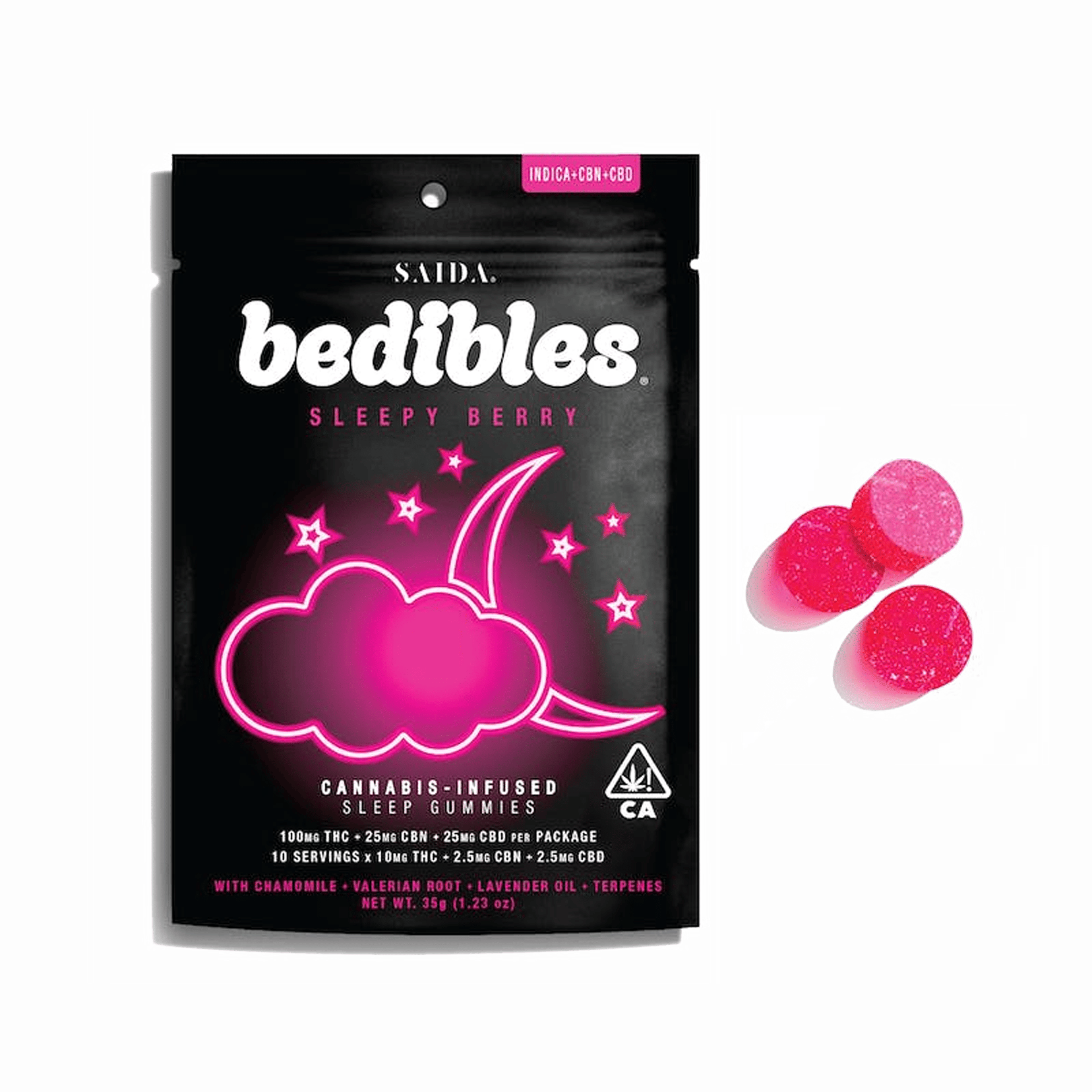 Sleepy Berry - 4:1:1 Bedibles - Gummies - Saida - 10 Gummies - $11.99 - Edibles