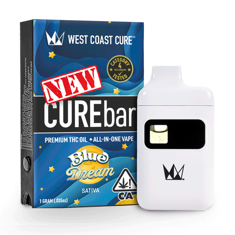Blue Dream (S) 1g CUREbar AIO - West Coast Cure - Blue Dream (S) - $25 - Vape Cartridge