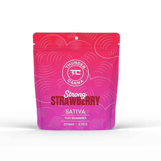 Gummies 200mg (4x50mg) - Strong Strawberry