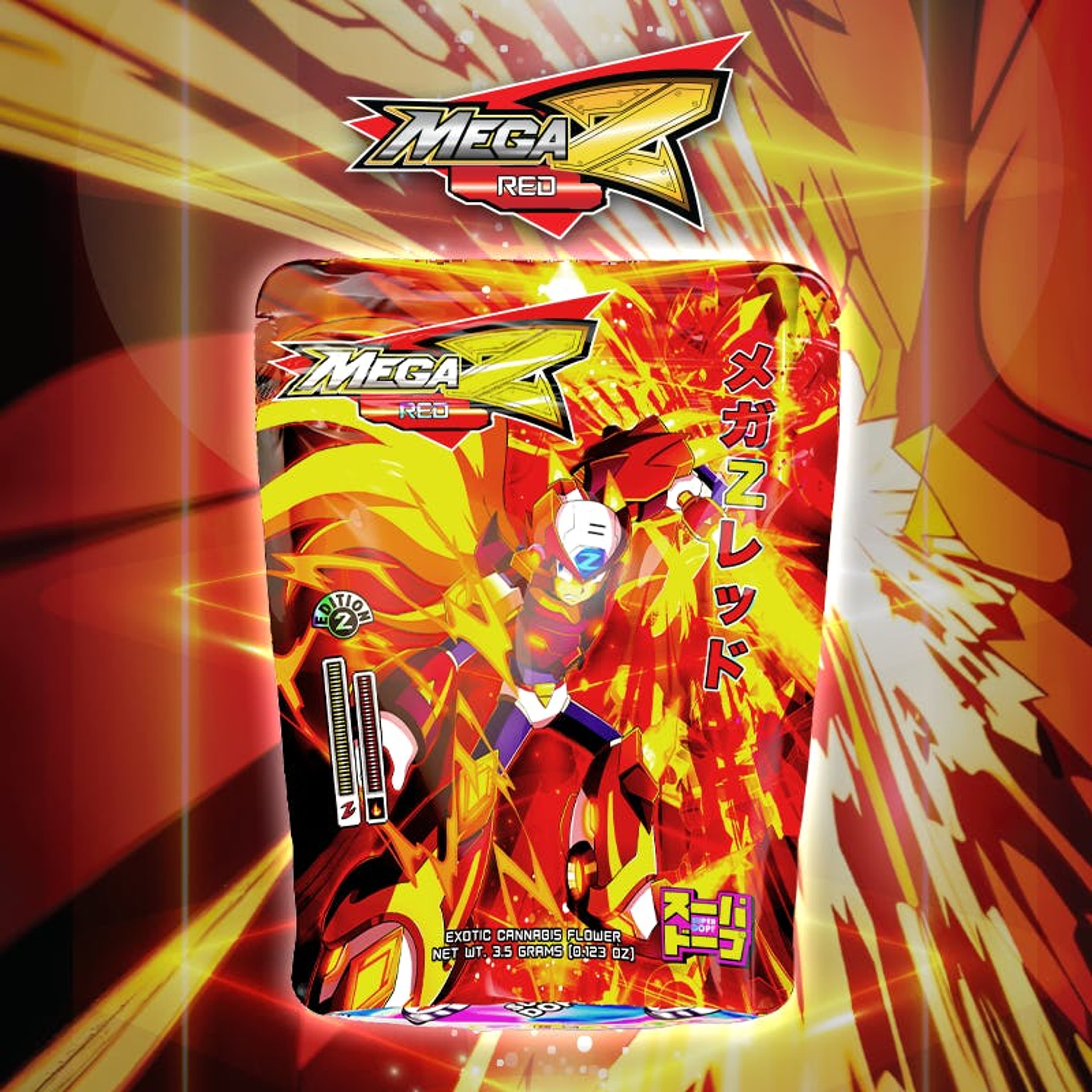 Mega Z Red 25.55% - 3.5G *SPECIAL PRICING* - Super Dope - Mega Z Red (I) - $49 - Exotic Eighths - Buy 8 Mix & Match get 13.5% Off PLUS $.01 Punch T1 Rosin