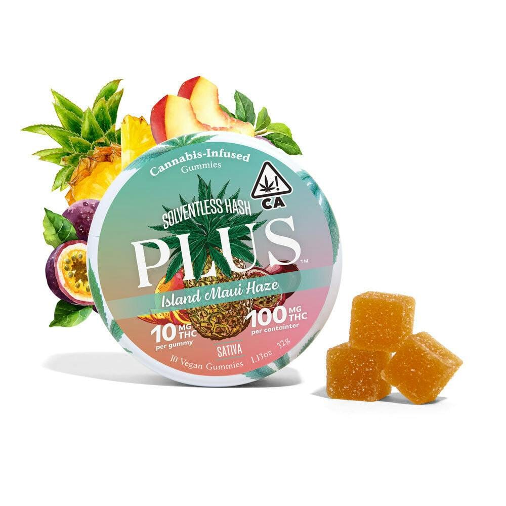 Island Maui Haze - Solventless Hash Gummies - PLUS - Island Maui Haze (S) - $18 - Edibles