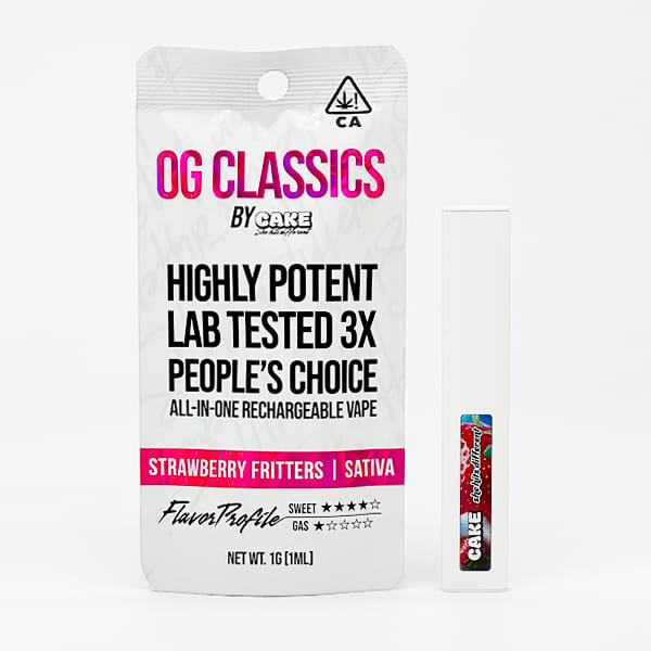 STRAWBERRY FRITTERS 1G OG CLASSIC AIO - CAKE -  - $16.50 - Vape