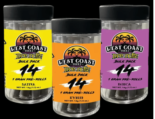 Tahoe Vibes Preroll 14pk - West Coast Treez -  - $30 - Preroll