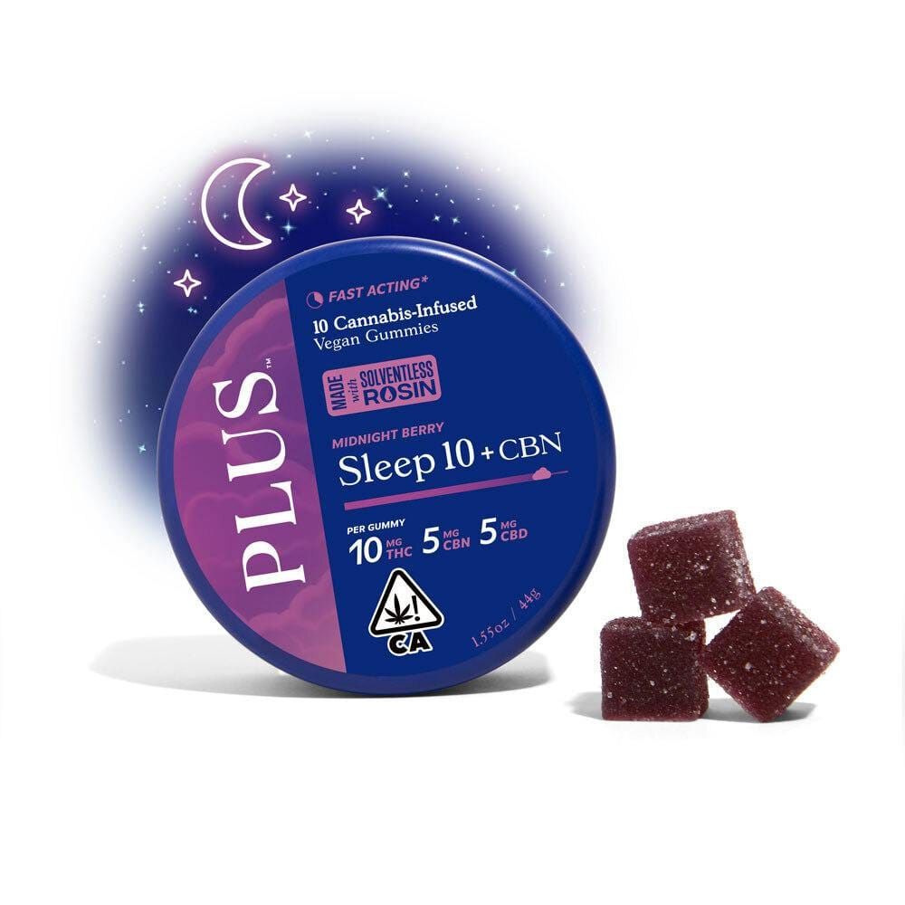 Midnight Berry - Sleep - 10:5:5 THC:CBN:CBD- Solventless Rosin Gummies - PLUS - Midnight Berry Sleep Gummies - $17 - Edibles