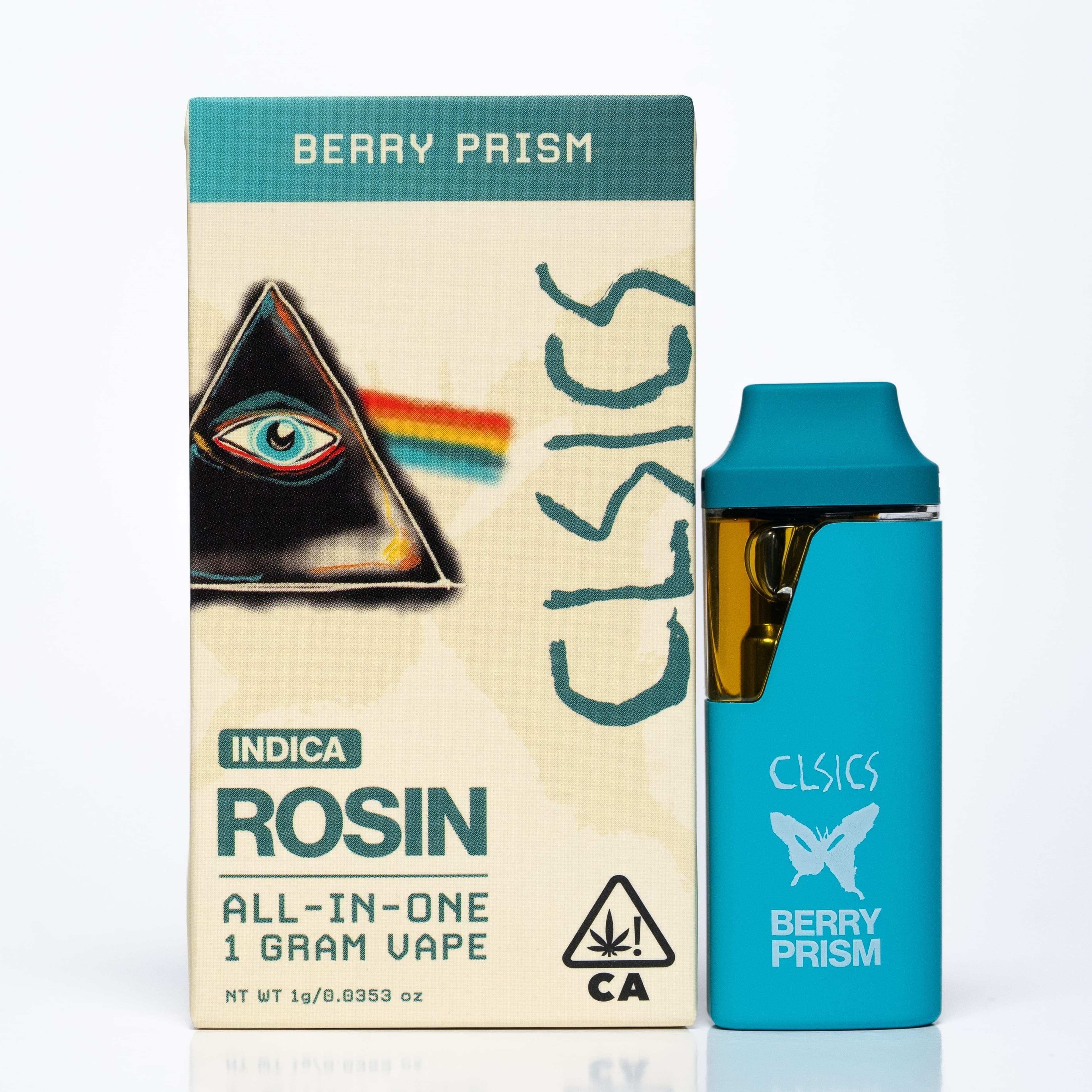 BERRY PRIZM LIVE-ROSIN VAPE ALL-IN-ONE 1G - CLSICS - - $32.50 - Vape