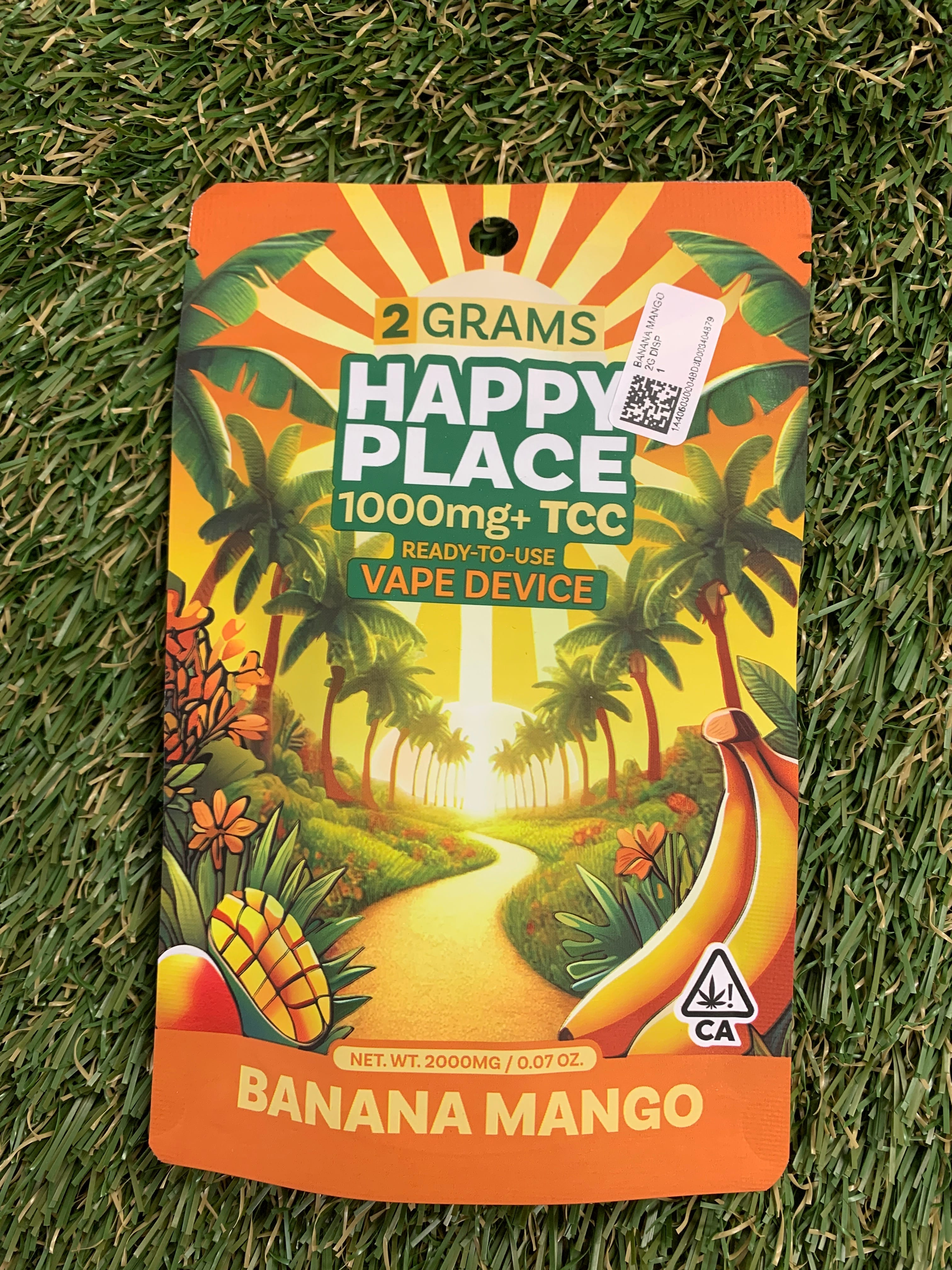 BANANA MANGO 2G DISP - HAPPY PLACE -  - $20.42 - Vape Cartridge