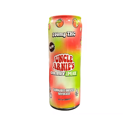 Cherry Limeade 100mg THC 12oz - Uncle Arnie's -  - $6.99 - Beverage