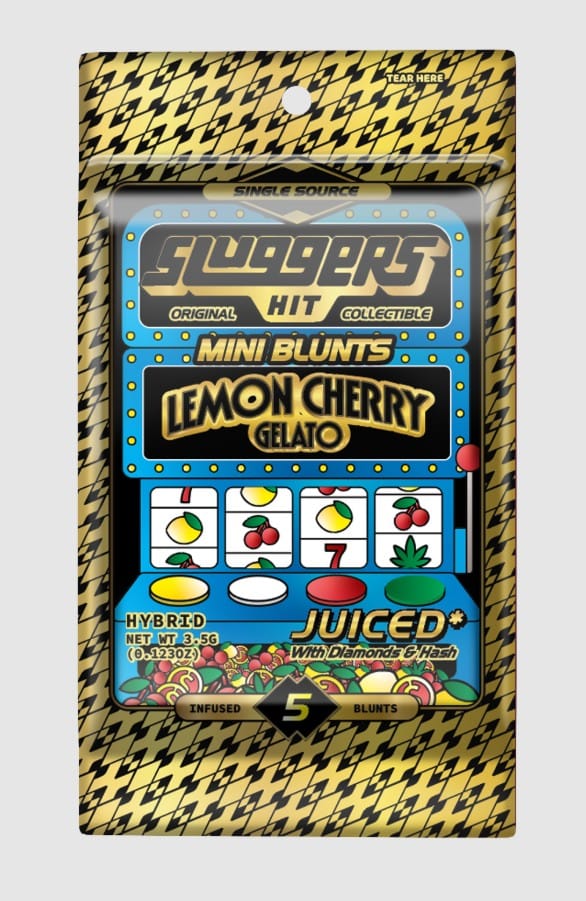 Sluggers - Mini Blunts Lemon Cherry Gelato Infused 5 Pack 3.5g - Sluggers Hit - Sluggers - Mini Blunts Lemon Cherry Gelato Infused 5 Pack 3.5g - $60 - Pre-Roll
