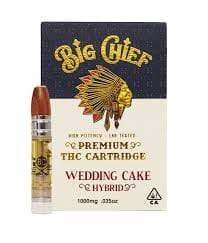 Big Chief 1G Cart - Wedding Cake - Big Chief -  - $18 - Vape Carts