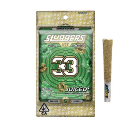 33 - Infused Mini-Blunts - Sluggers Hit - 3.5g (5-Pack) - $39.99 - Infused Pre-Rolls