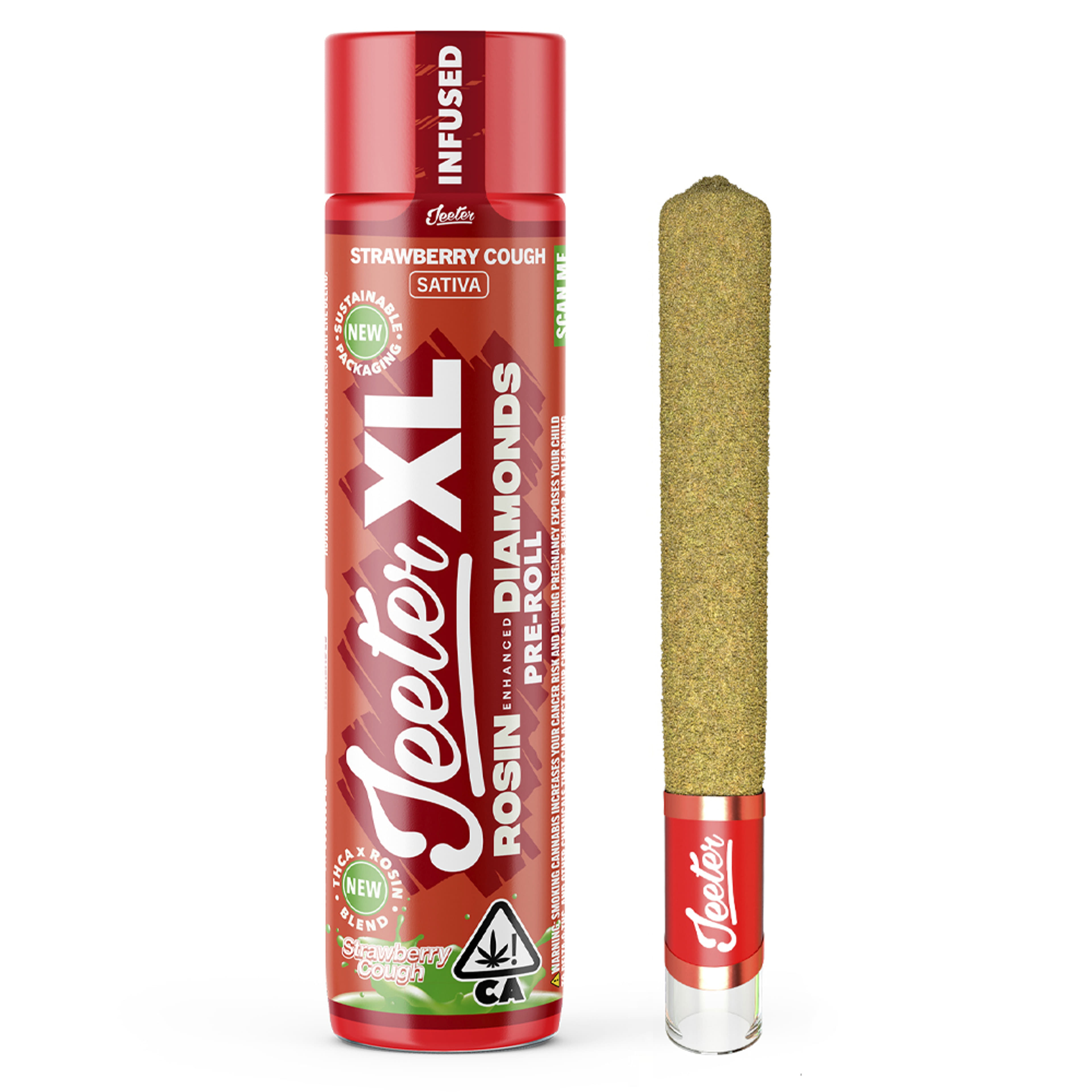 Strawberry Cough (S) XL Infused - 2g *B2G1 EVERYDAY* - Jeeter - Strawberry Cough (S) - $29.84 - Pre-Rolls