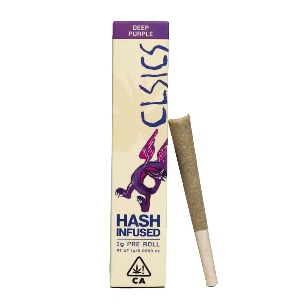 Deep Purple (I) Hash Preroll - 1g - CLSICS - Deep Purple (I) - $11.45 - Pre-Rolls