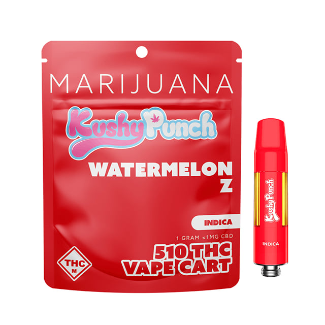 Kushy Punch 510 Vape - Watermelon Z (1g Indica)