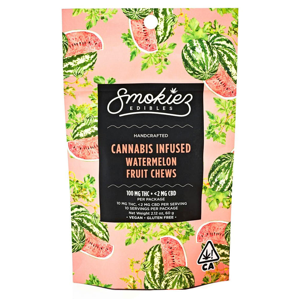 Sweet Watermelon (H) Fruit Chews - Smokiez - Sweet Watermelon (H) - $13 - Edibles