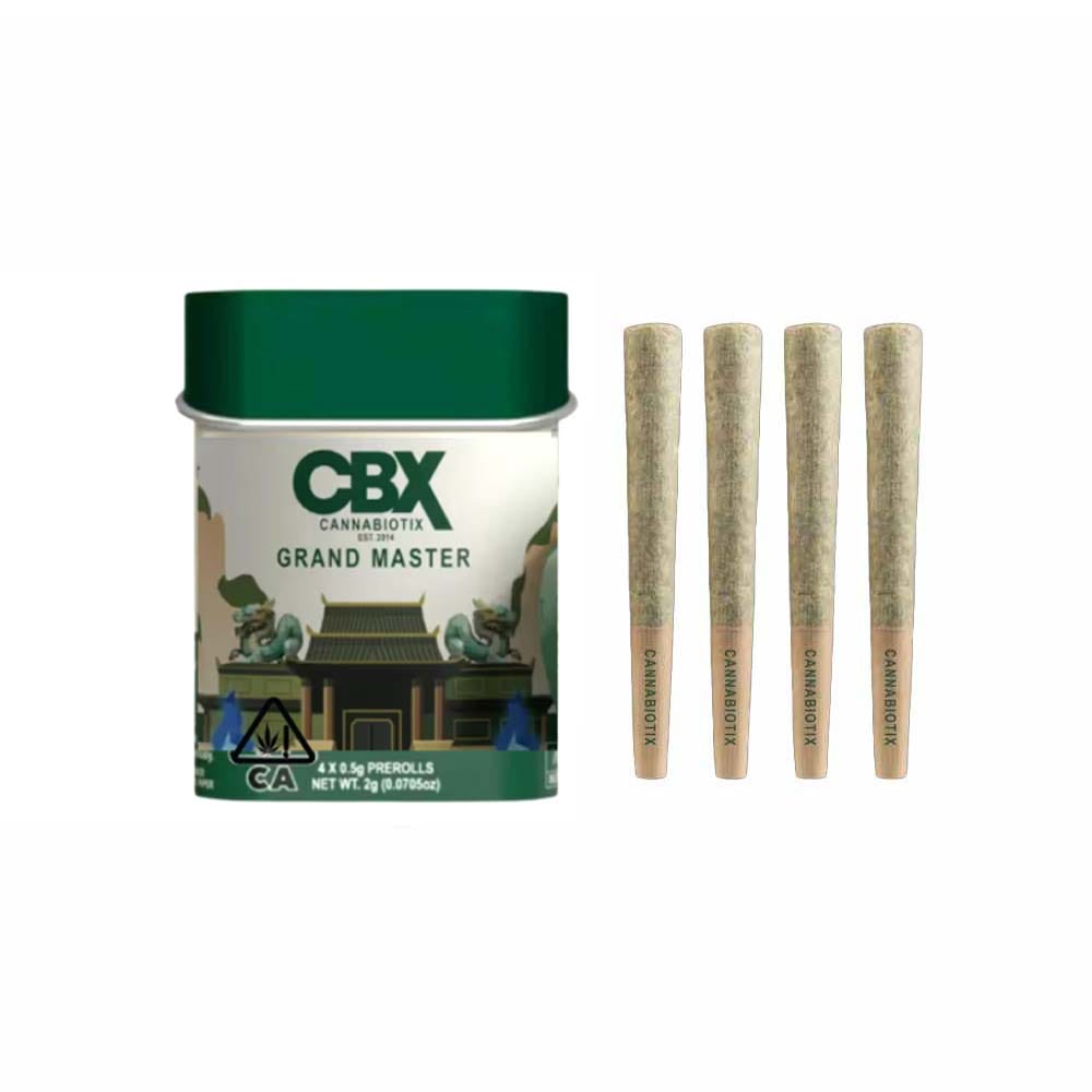 Grand Master | CBX Pre-Roll Pack [4pk][2g] - Cannabiotix -  - $35 - Pre-Rolls
