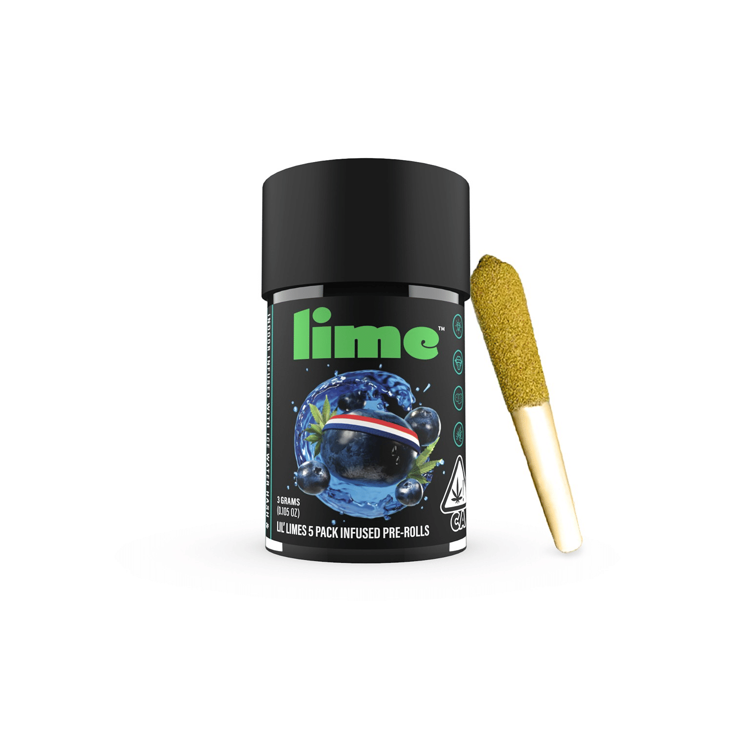 Lime — Blueberry Headband