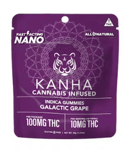 NANO Galactic Grape 100mg Gummies - Kanha -  - $14.85 - Edibles