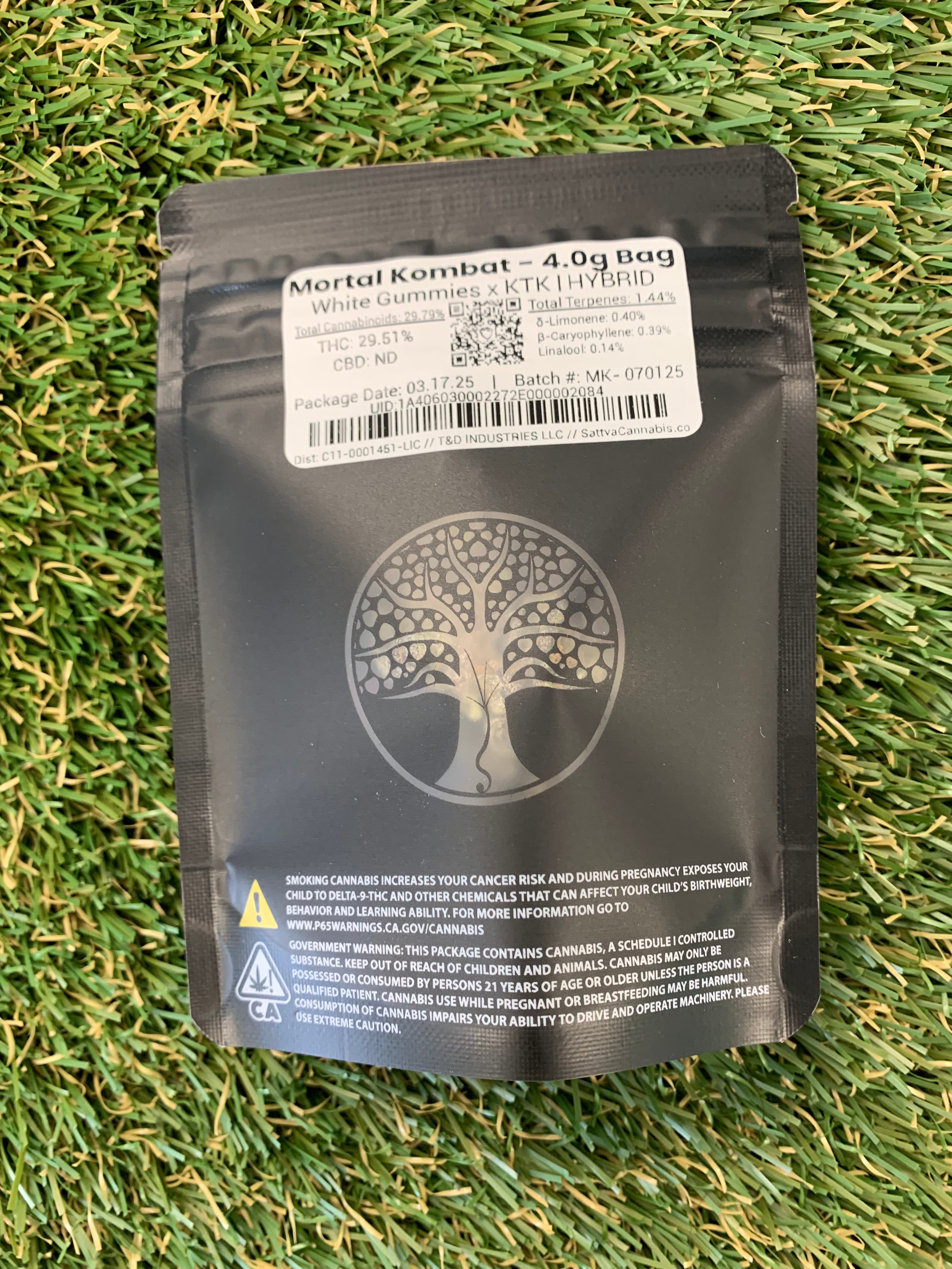 MORTAL KOMBAT 4G - SATTVA -  - $30.10 - Flower