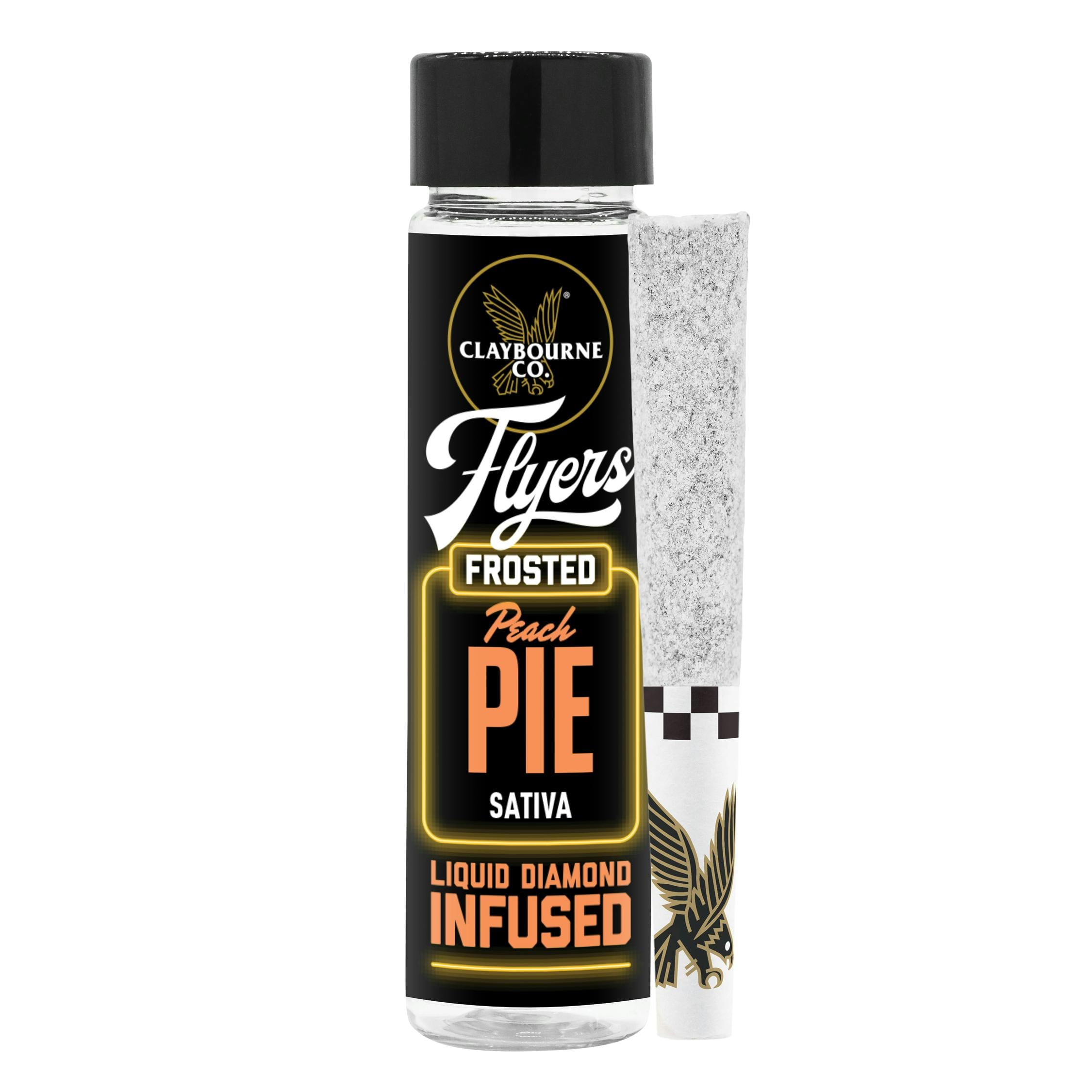 Peach Pie Flyers 2pk Pre-rolls 1g - Claybourne Co. -  - $25 - Pre-Rolls